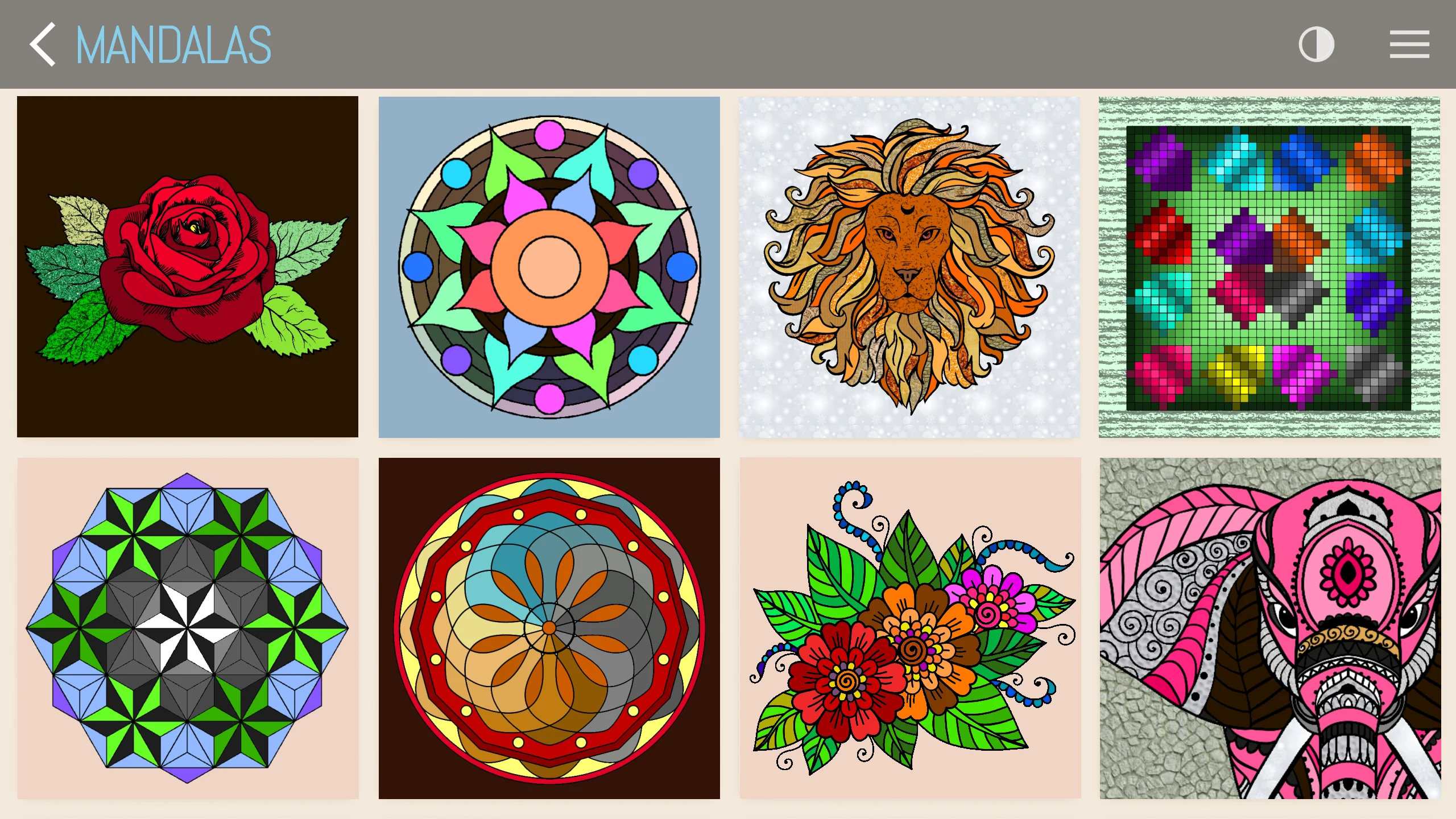 Coloring Mandalas screenshot