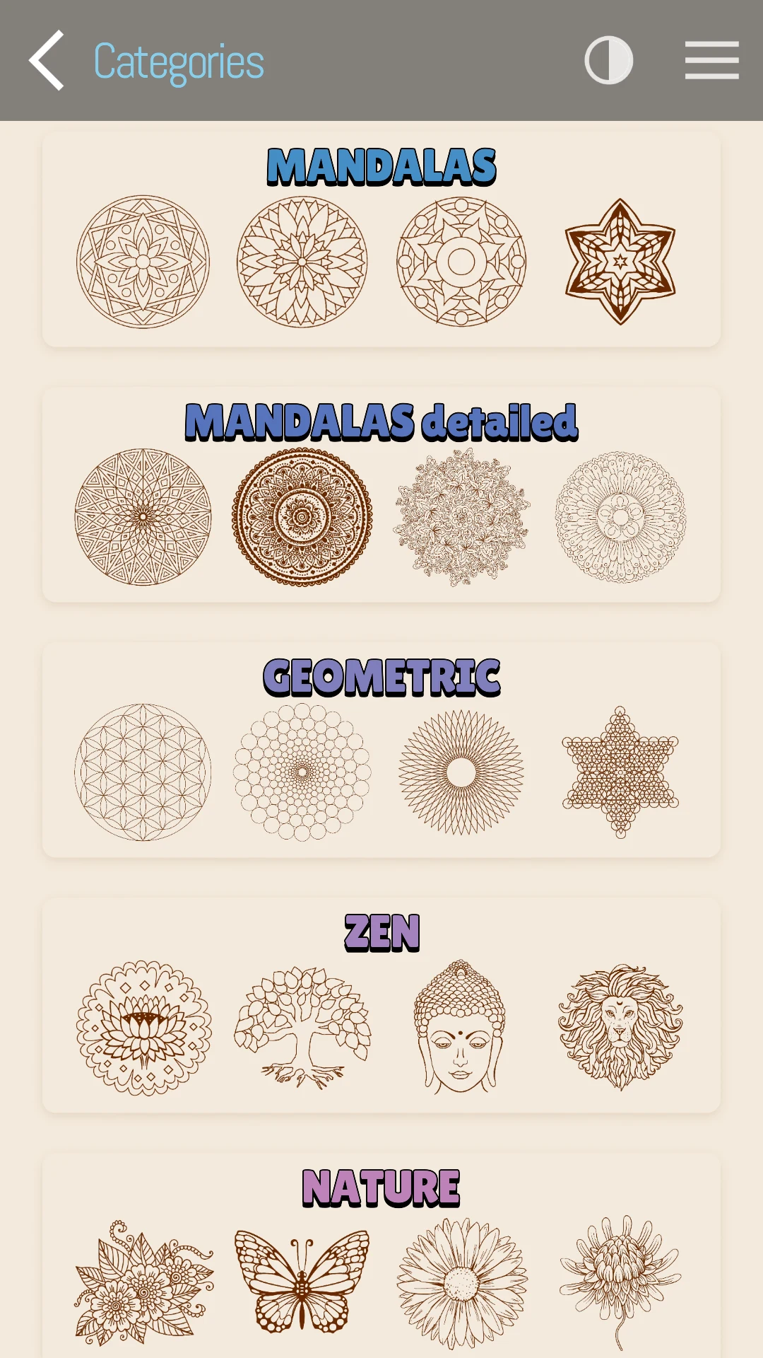 Coloring Mandalas screenshot